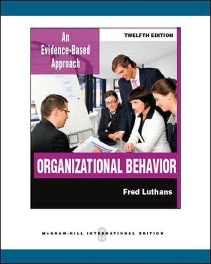Mcgraw Hill Organizational Behavior ,Ed. :12