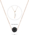 Aiwanto Necklace Gift Necklace Black Pendant Necklace