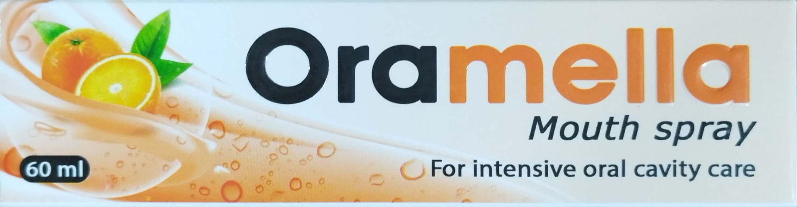 Oramella Mouth Spray With Orange Flavor - 60 ML