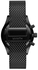Voyager Black Dial Watch - 28000157-D للرجال