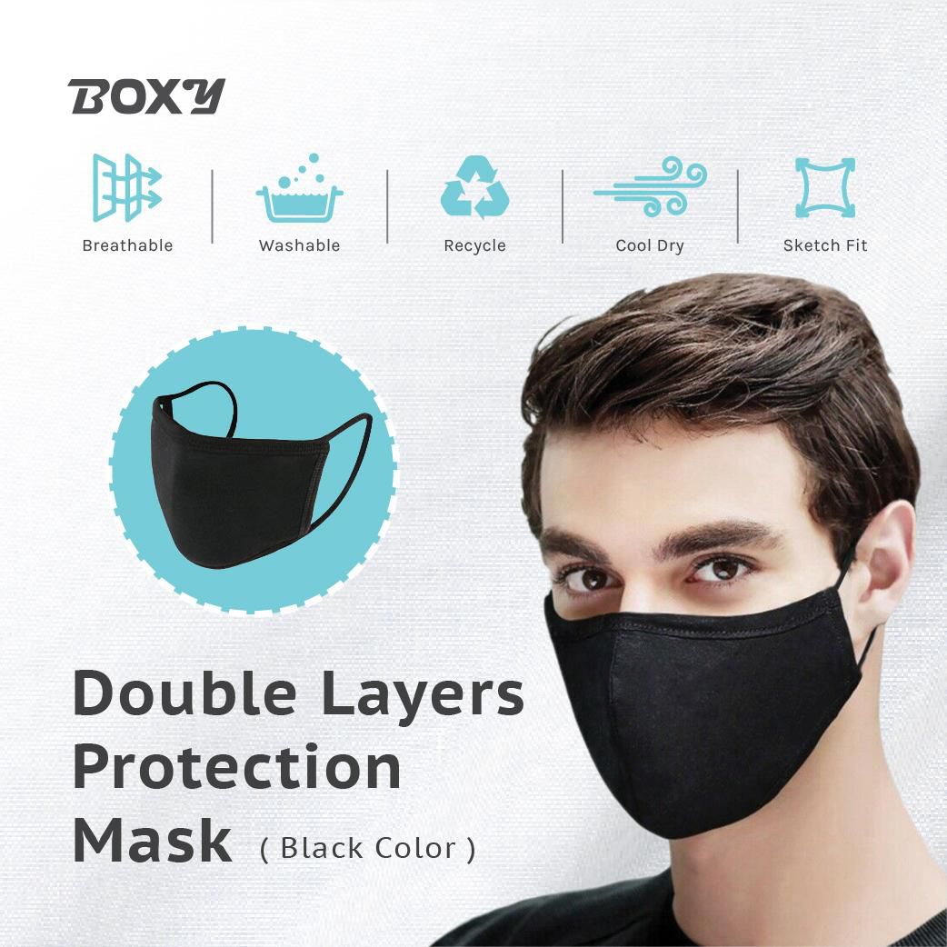 BOXY Cotton Reusable Face Mask (Adults)