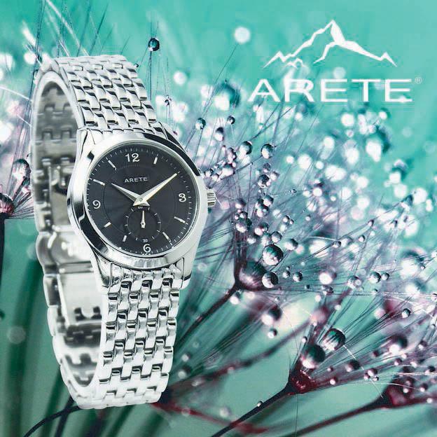 ARETE A104L-121S Ladies Stainless Steel Quartz Watch (Silver)