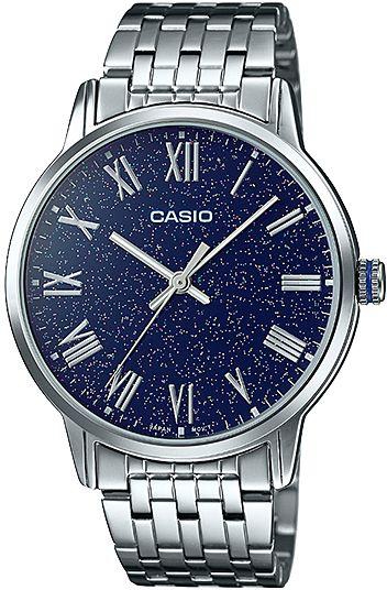 Casio Standard for Men - Analog Stainless Steel Band Watch - MTP-TW100D-2AV