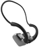 سماعات رأس R9 بون لاسلكية توضع على الأذن وتدعم البلوتوث ومزودة بميكروفون أسود/ رمادي