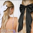 Sprinkle_4pc Ladies Bow Hair Clip Floral Long Ribbon