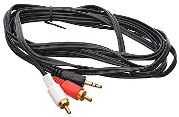 Cable audio 2 * 1 1.5m - white