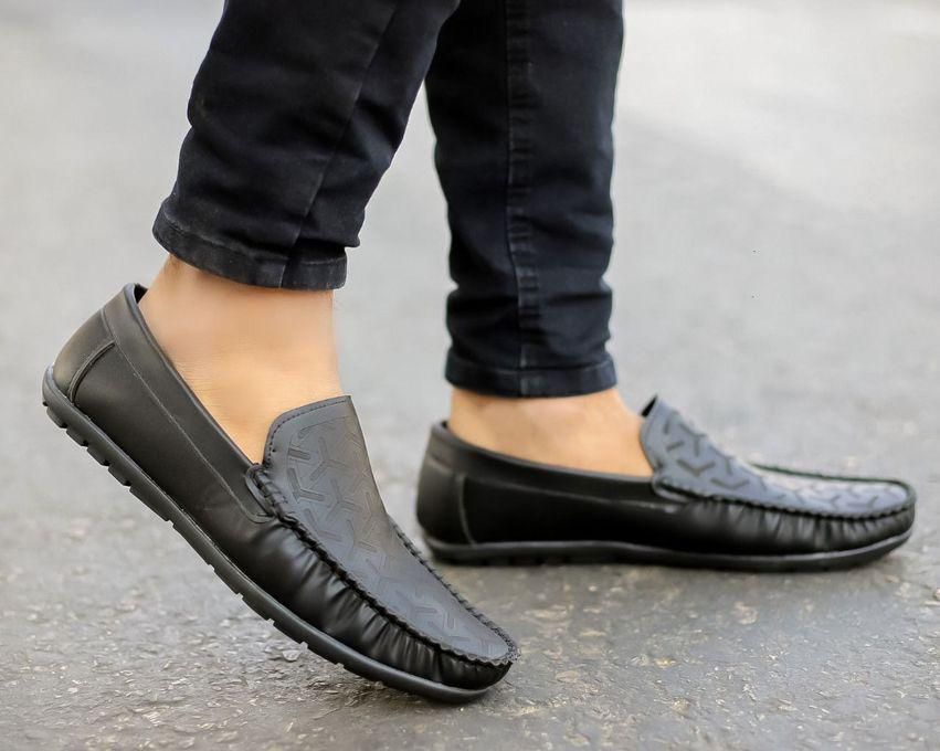 Men's Slip-on Shoes - Black