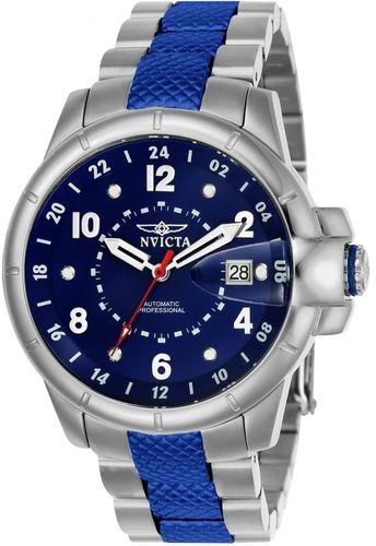 Invicta 7087 Stainless Watch - Silver/Blue