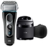 Braun Series 5 5195cc Wet & Dry Shaver With Clean & Charge Station And Travel Pouch - Black.