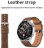 Leather Bands Compatible with Huawei Watch GT3 Pro 46mm/GT4 46mm/watch4 Pro/watch 4/watch Ultimate/GT3 46mm/Watch 3 Pro/Watch 3 Replacement Strap for GT 3 46mm/GT 2 Pro