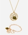 JewelHub Plated Jewelry Set - Rose Gold