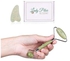 Jade Roller Facial Massager Green/Silver