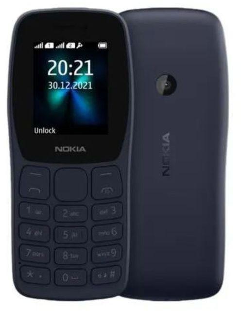 Nokia 110 1.77" Dual SIM,Torch, FM Radio, Camera Phone,Blue
