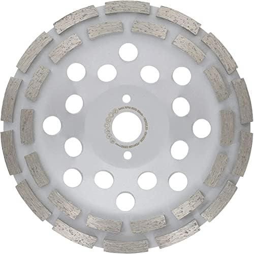 PRODIAMANT Premium diamond cup wheel 180mm concrete universal 7 inch 180 mm x 22,2 mm grinding wheel double row height 26 mm