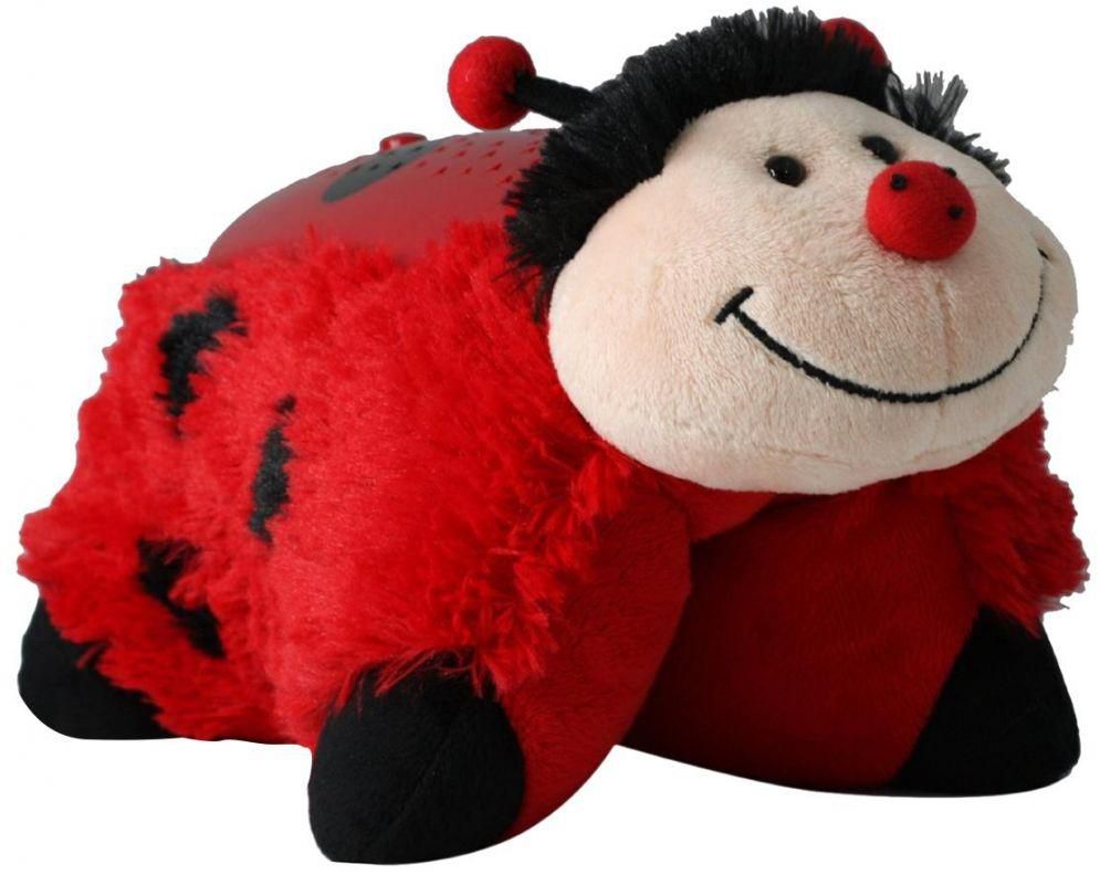 Pillow Pets DP02867 Dream Lites Ms. Lady Bug Plush Toy, Red