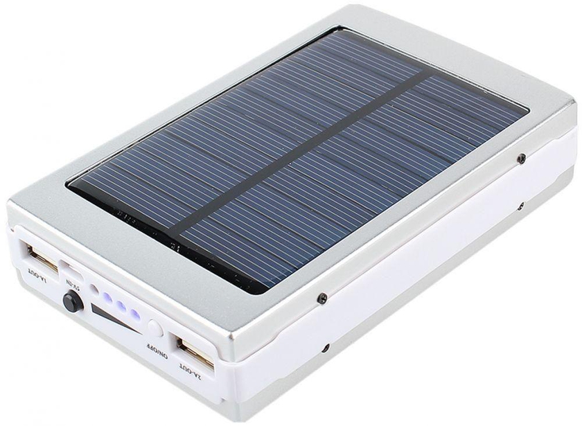 Favorite 10000mAh Solar Power Bank Backup Battery Charger For Mobile HTC Samsung Nokia