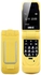 Long-cz Mini Flip Plastic Phone Extra Light Smallest Size Bluetooth Dial Magic Voice Changer SOS Fast Dial Single Sim