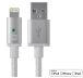 Monoprice Luxe Series Apple MFi Certified Lightning to USB Charge and Sync Cable 3ft White
