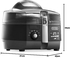 Delonghi FH1394/2.BK Extrachef Low-oil Fryer And Multicooker, 1.7 liters - Black - 220V supply voltage and 50Hz