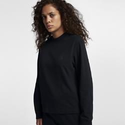 NikeLab Essentials Long-Sleeve Mock Neck Women's Top - Black