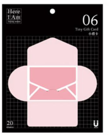 Vive Miccudo Here I Am - Tiny Gift Card Pink 06