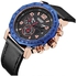 Megir ML2048GREBK-1N0 analog leather watch for men