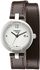 Tissot Brown Leather White dial Watch for Women's T0842101601703