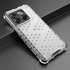 OnePlus 10T, Shockproof, Durable And Anti-Slip Honeycomb Protective Pattern Cover - Black Edges Transparent Black