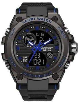 Outdoor Sports Digital Watch Wristwatch LED Stopwatch Waterproof