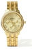 Women's Water Resistant Stainless Steel Analog Watch AWNTG-01-W0011 - 37 mm - Gold
