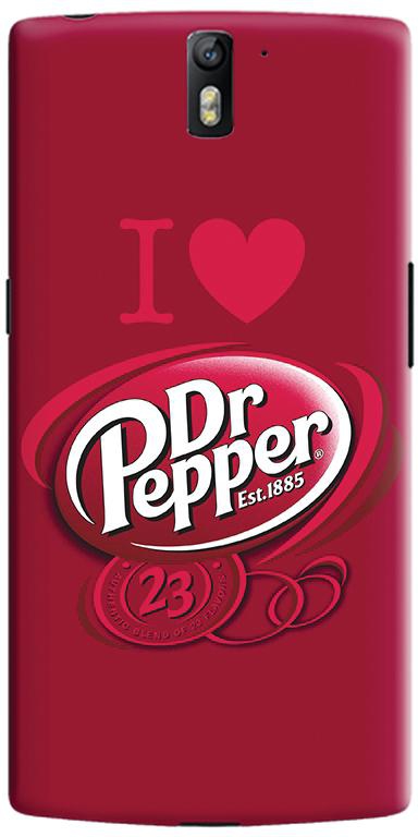 Stylizedd OnePlus One Slim Snap Case Cover Matte Finish - I Love Dr Pepper