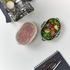 UTBJUDA وحدة إضافة لصندوق غداء قابل للتكديس, للأطعمة الجافة أخضر رمادي فاتح, 0.3 ل - IKEA