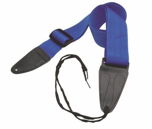 OSS GSA10BL Guitar Strap with Leather Ends (Blue)