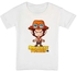 The Anime One Piece Printed T-Shirt White/Yellow/Brown