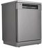 Midea Turbo Speed Double Dishwasher With 15 Place Settings, Silver
