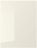 VOXTORP Cover panel - high-gloss light beige 62x80 cm