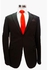 Trendy Men's Corporate Suit Blazer - Black