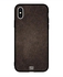 Skin Case Cover -for Apple iPhone X Leather Pattern Full Brown Leather Pattern Full Brown