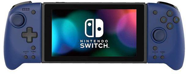 Hori Hori Nintendo Switch Split Pad Pro (Blue) Ergonomic Controller for Handheld Mode - Officially Licensed By Nintendo