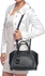 دي كي ان واي حقيبة جلد للنساء - اسود - حقائب بتصميم الاحزمة