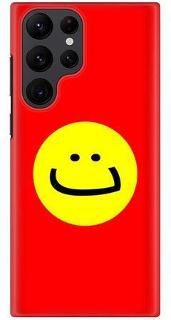 Case for Samsung Galaxy S22 Ultra 5G Snap Case Slim Snap Classic Series Shield Matte Finish Print - Ta Smile