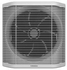 Tornado Bathroom Ventilating Fan 25cm x 25cm Grey x Black - With Privacy Grid - TVS-25BG