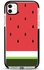Protective Case Cover For Apple iPhone 11 Minimal Watermelon Full Print