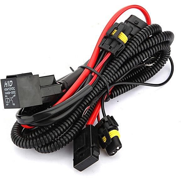 Generic Xenon HID Conversion Kit Relay Wiring Harness For H1 H7 H8 H9 H11 9005 9006 5202