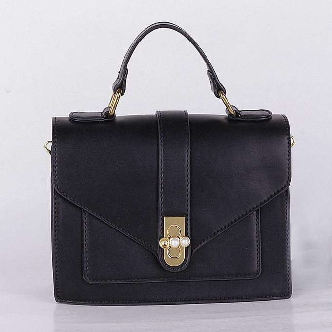 Ggirl Tote Leather Female Mini Bag – Black