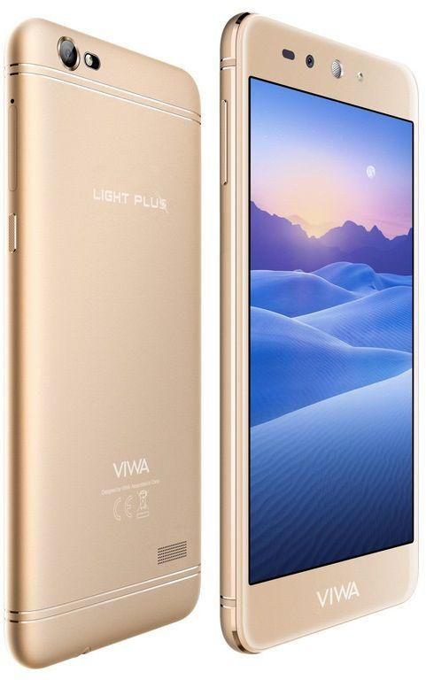 Viwa Light Plus Dual SIM - 16GB, 1GB RAM, 4G LTE, Gold