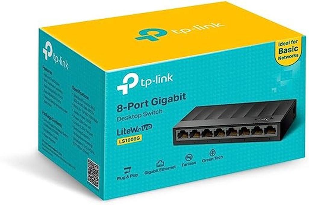 TP-Link LS1008G Desktop Switch, 8 Ports
