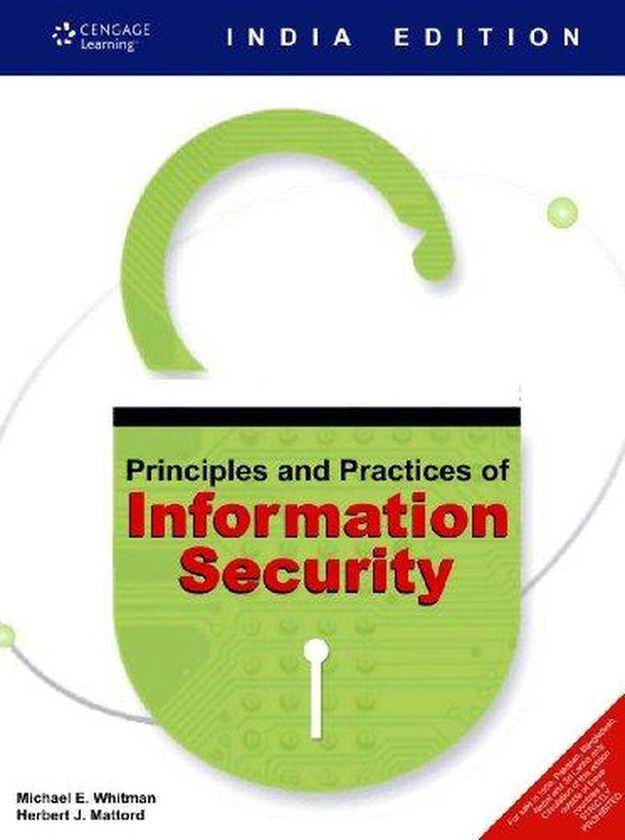Cengage Learning Principles of Information Security ,Ed. :3