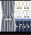 Magnetic Polyester Curtain Tieback Holder Hooks Ball