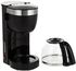 Daewoo Coffee Machine 10 Cup Coffee Maker for Drip Coffee and Espresso with 1.25L Glass Carafe 800W Korean Technology DCM1302B Black/Silver - 2 Years Warranty